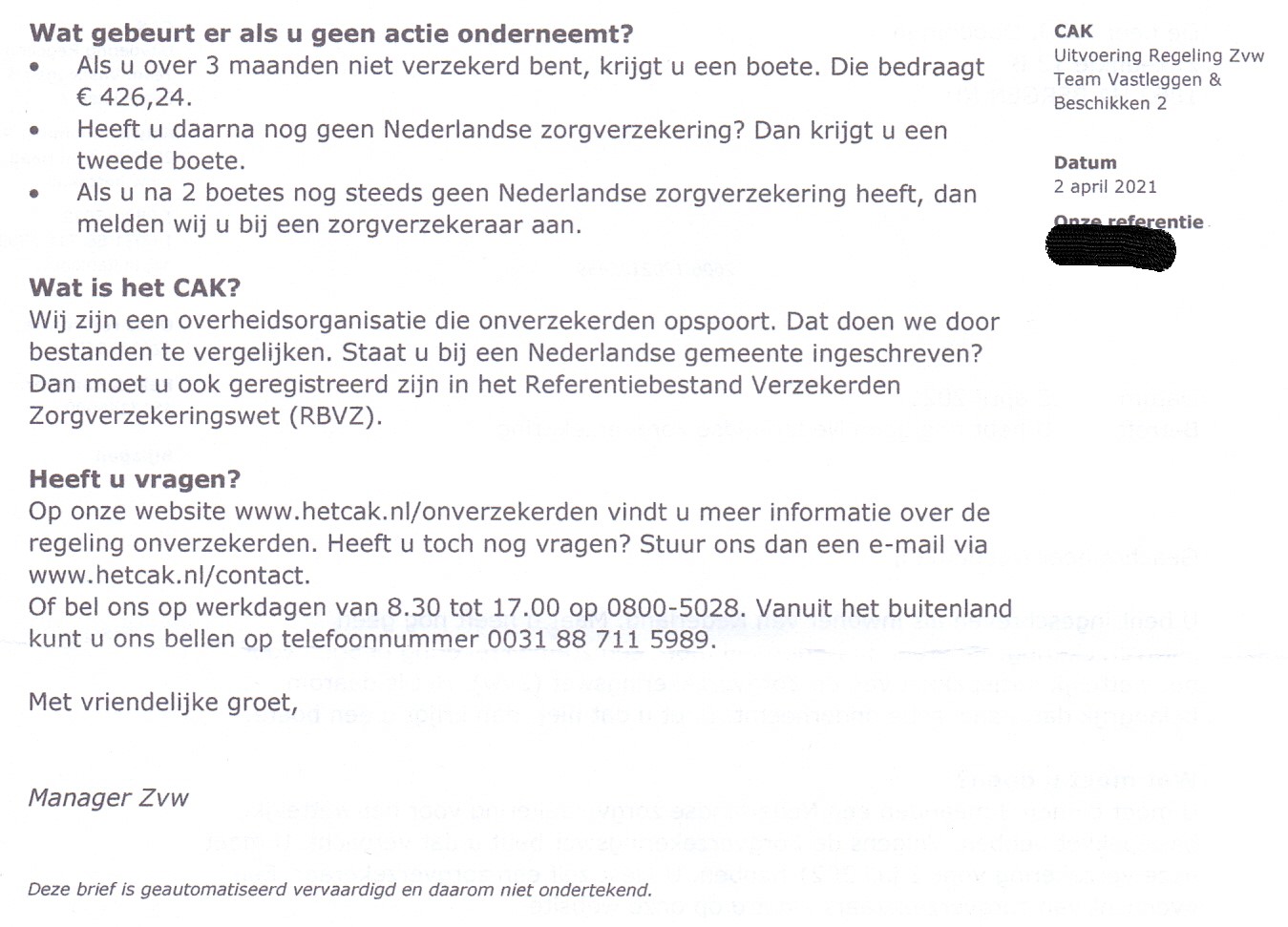 Ziektekostenverzekering2 • Wellstandingmen